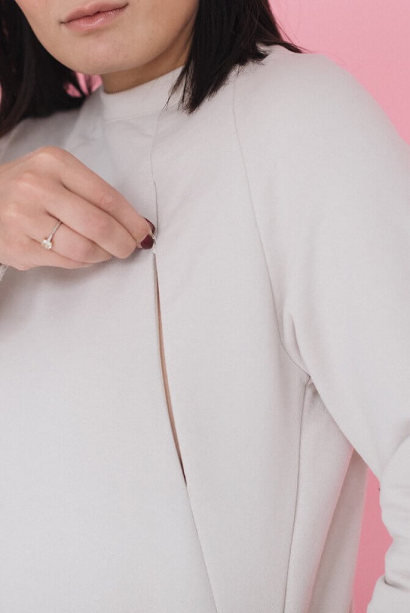 Свитшот для беременных и кормящих мам Айвори Love&Carry