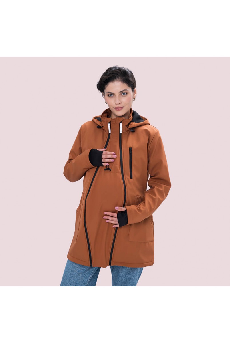 Слингокуртка Softshell 4 в 1 оранжевый Love&Carry