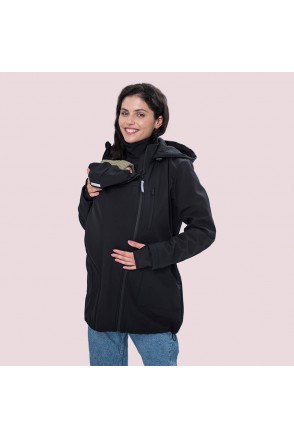 Слингокуртка Softshell 4 в 1 черный Love&Carry