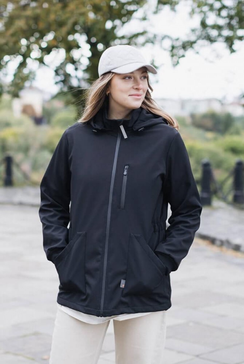 Слингокуртка Softshell 4 в 1 черный Love&Carry