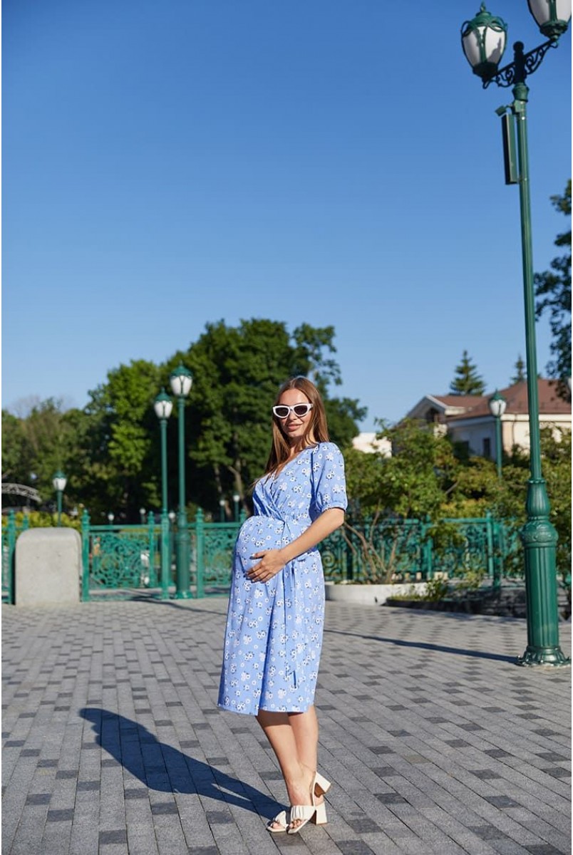 Сукня для вагітних і годуючих Salou Блакитний Lullababe