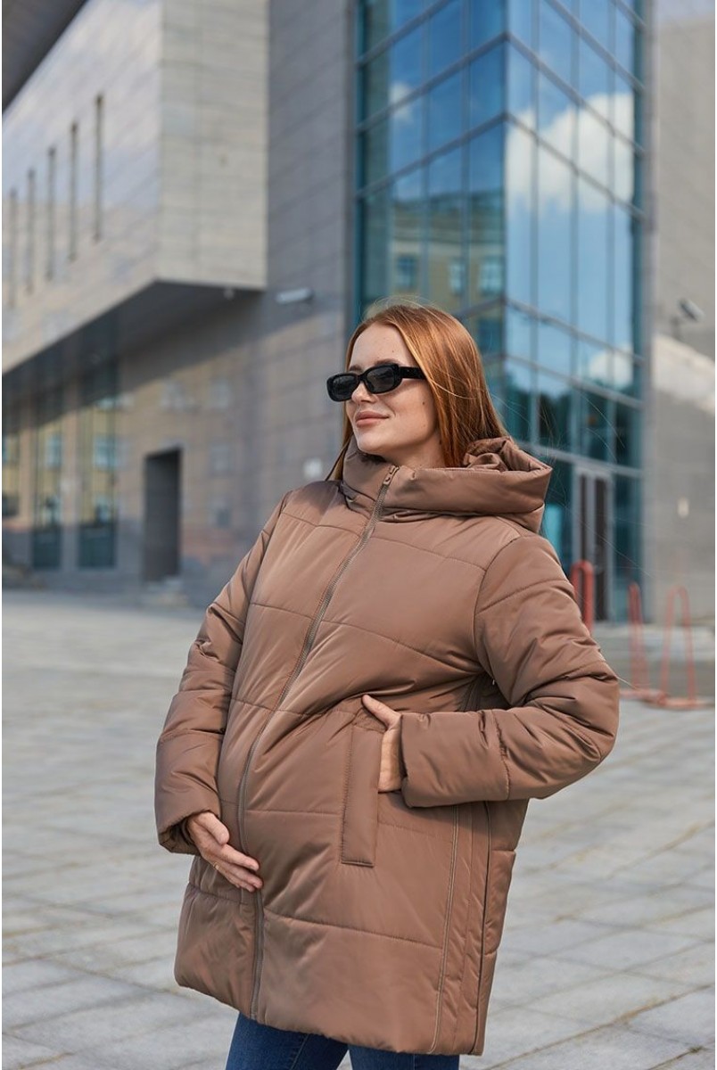Зимова куртка 2 в 1 Stockholm Капучіно Lullababe