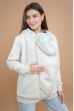 Худи для беременных и кормящих со вставкой для ребенка Кунжут Love&Carry