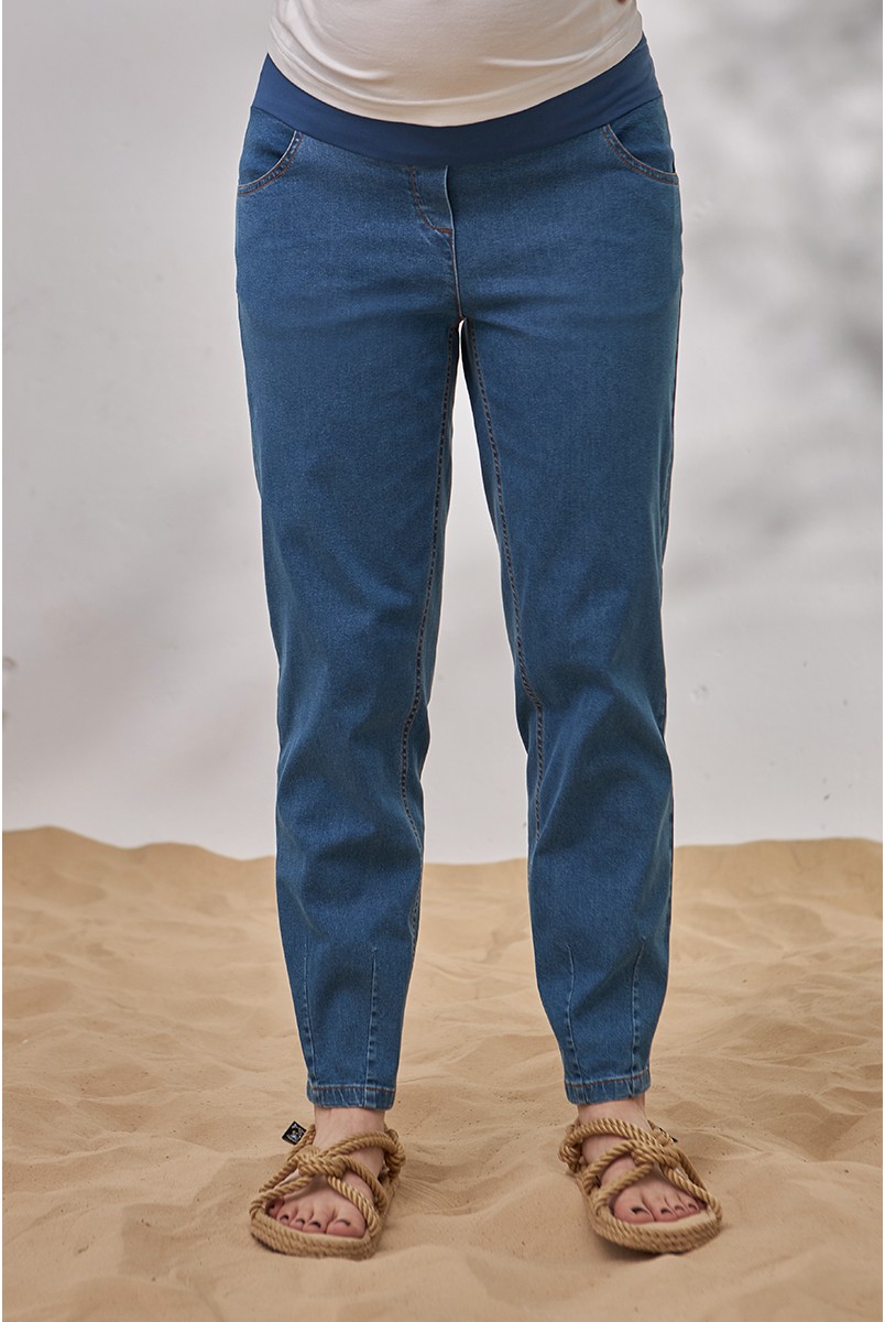 Брюки для вагітних Sheldon Denim Блакитний Yula Mama