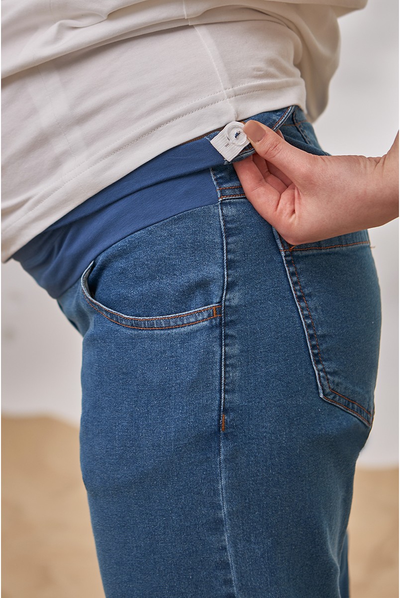 Брюки для вагітних Sheldon Denim Блакитний Yula Mama