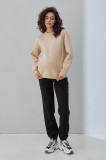 Брюки для беременных и кормящих Berit warm Черный Yula Mama