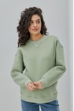 Свитшот для беременных и кормящих Kloya Оливковый Yula Mama