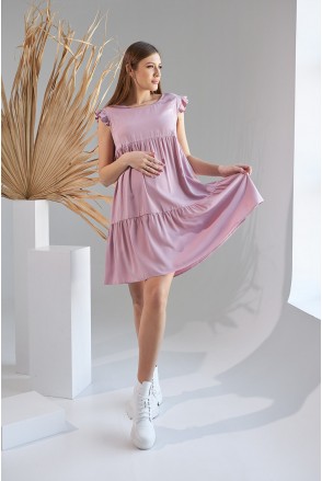 Платье для беременных и кормящих 2155 1506 Розовый Dianora