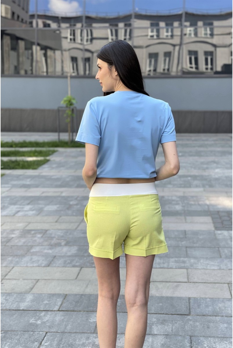 Шорти для вагітних 1430 1632 Жовтий Dianora