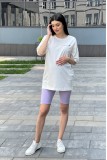 Футболка для беременных и кормящих 2223 1613 Белый Dianora