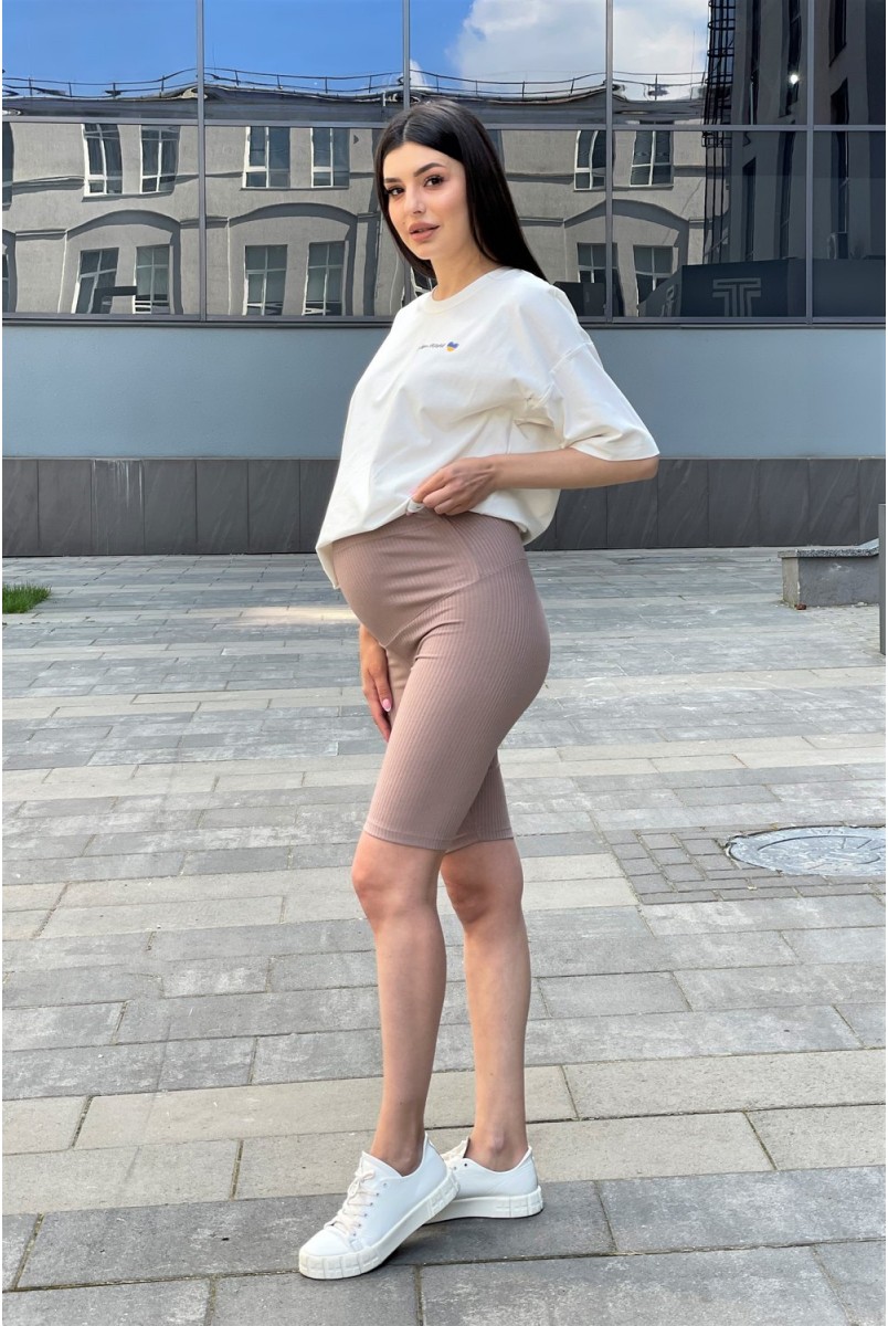 Велосипедки для вагітних 2222 1595 Бежевий Dianora