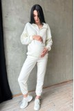 Спортивний костюм для вагітних 2301(2228) 1456 Молочний Dianora