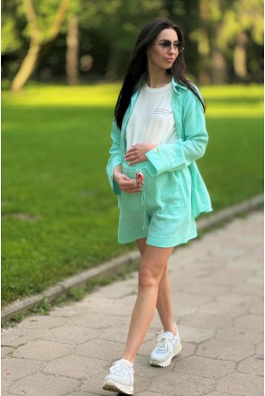Костюм для беременных 2309(8) 1105 Зеленый Dianora