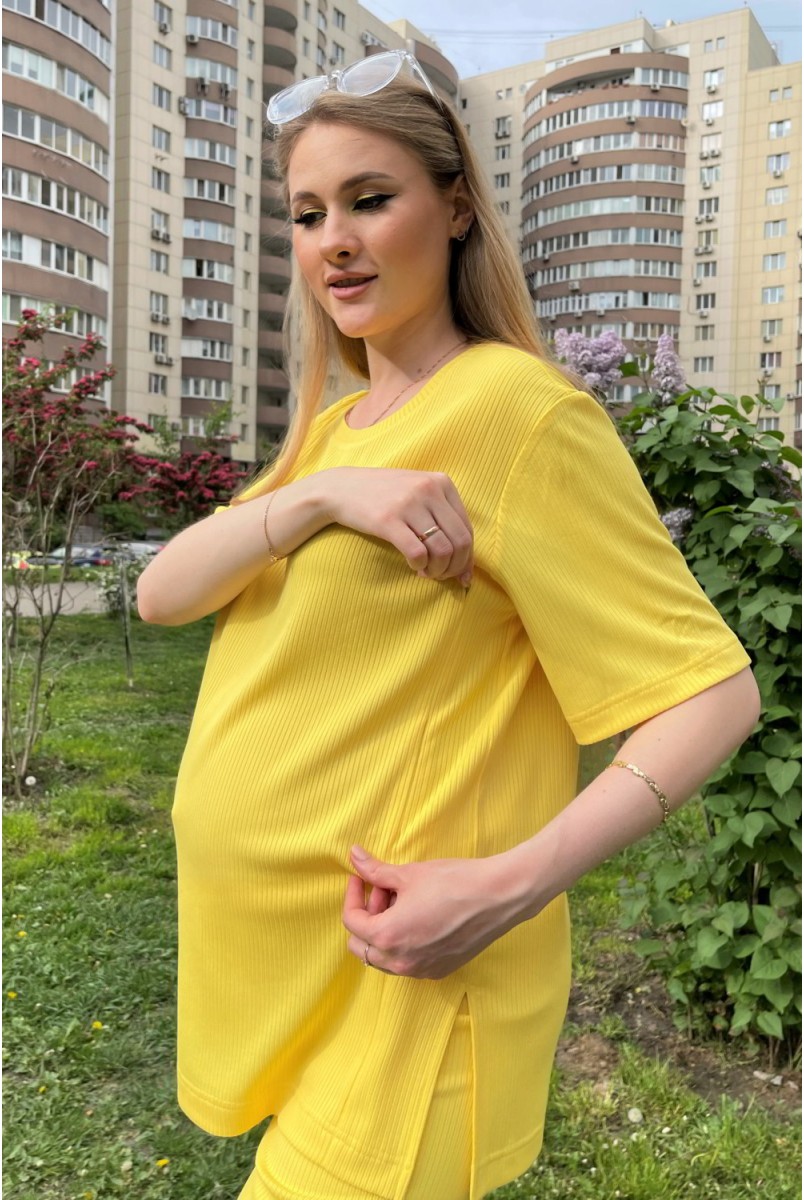 Костюм для беременных и кормящих 2307(2184) 1447 Желтый Dianora