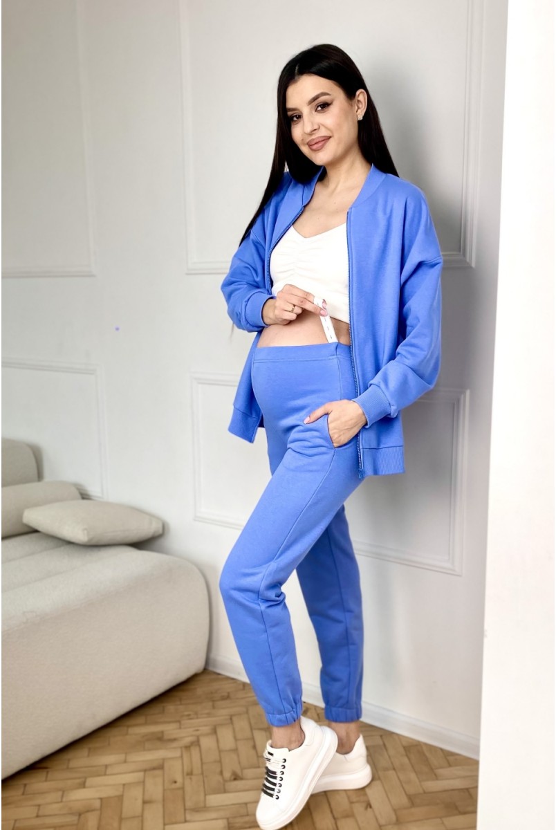 Спортивний костюм для вагітних та годуючих 2321(2228) 1746 Блакитний Dianora