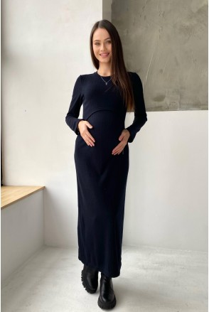 Платье для беременных и кормящих 2358 1146 Черный Dianora