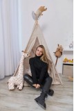 В'язаний светр для вагітних Ilona Чорний Lullababe