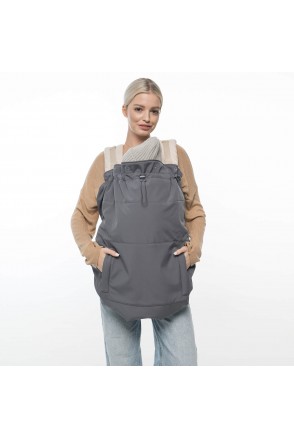 Мультисезонная слингонакидка Softshell Серая Love&Carry