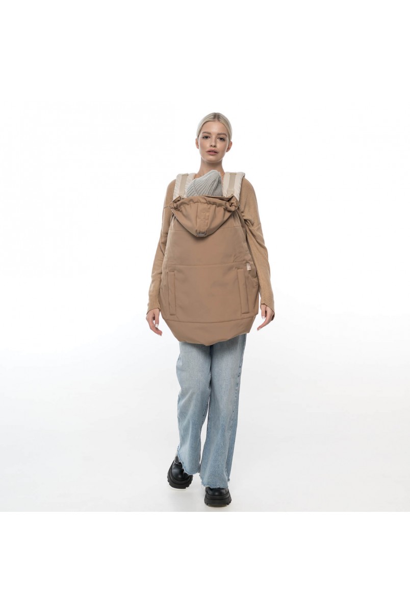 Мультисезонная слингонакидка Softshell Песок Love&Carry