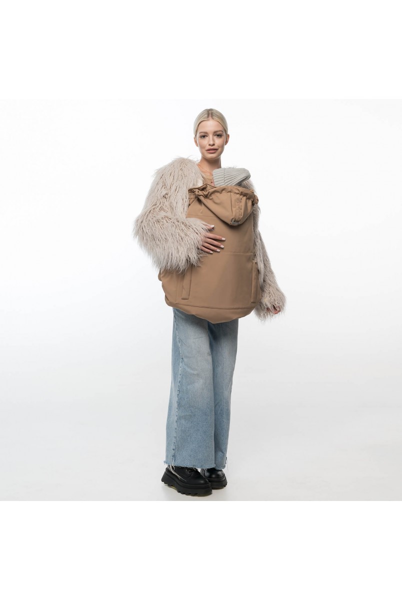 Мультисезонная слингонакидка Softshell Песок Love&Carry