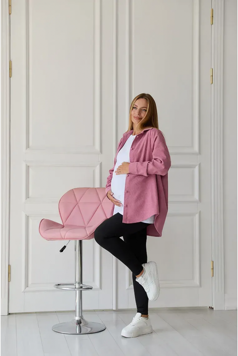 Сорочка для вагітних та годуючих Varna Пудровий Lullababe