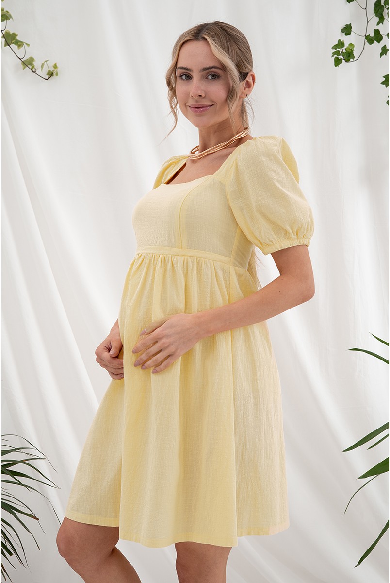 Платье для беременных и кормящих Brittany Желтый Yula Mama