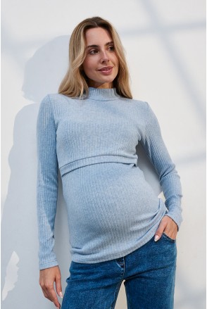 Гольф для беременных и кормящих Penny Голубой Yula Mama