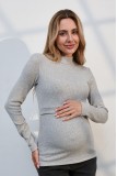 Гольф для вагітних та годуючих Penny Сірий Yula Mama