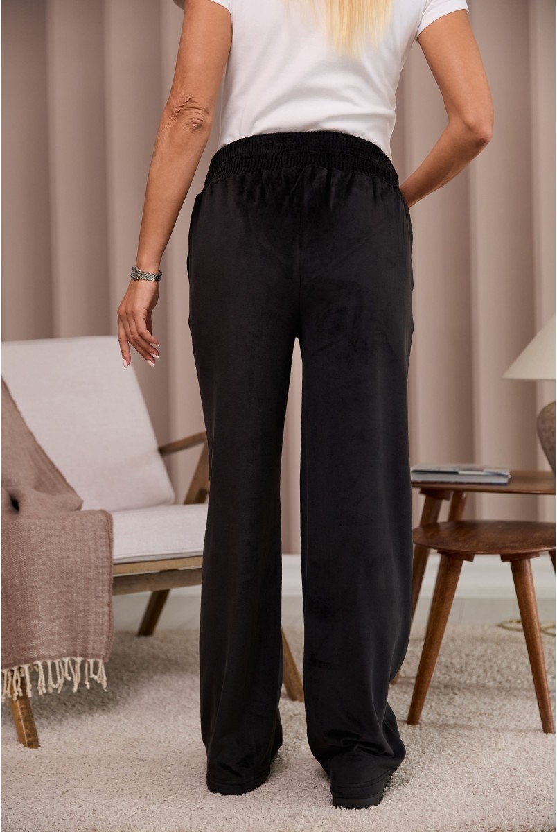 Велюровые зимние брюки для беременных Wilton Черный Lullababe