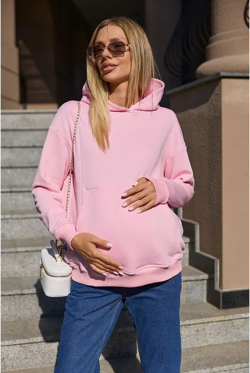 Худи для беременных и кормящих Chelm - Розовый Lullababe