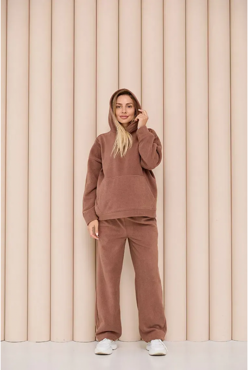 Теплые флисовые брюки для беременных Sheridan - Мокко Lullababe