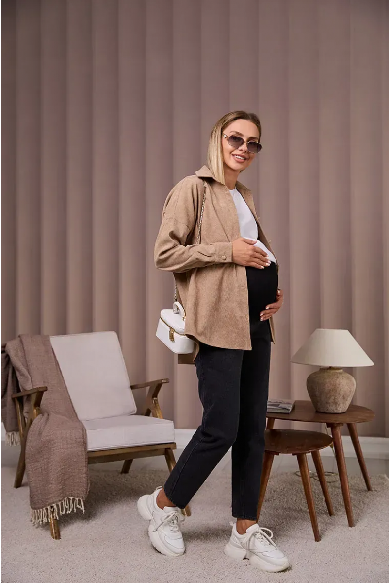 Джинсы для беременных Monton - Черный Lullababe