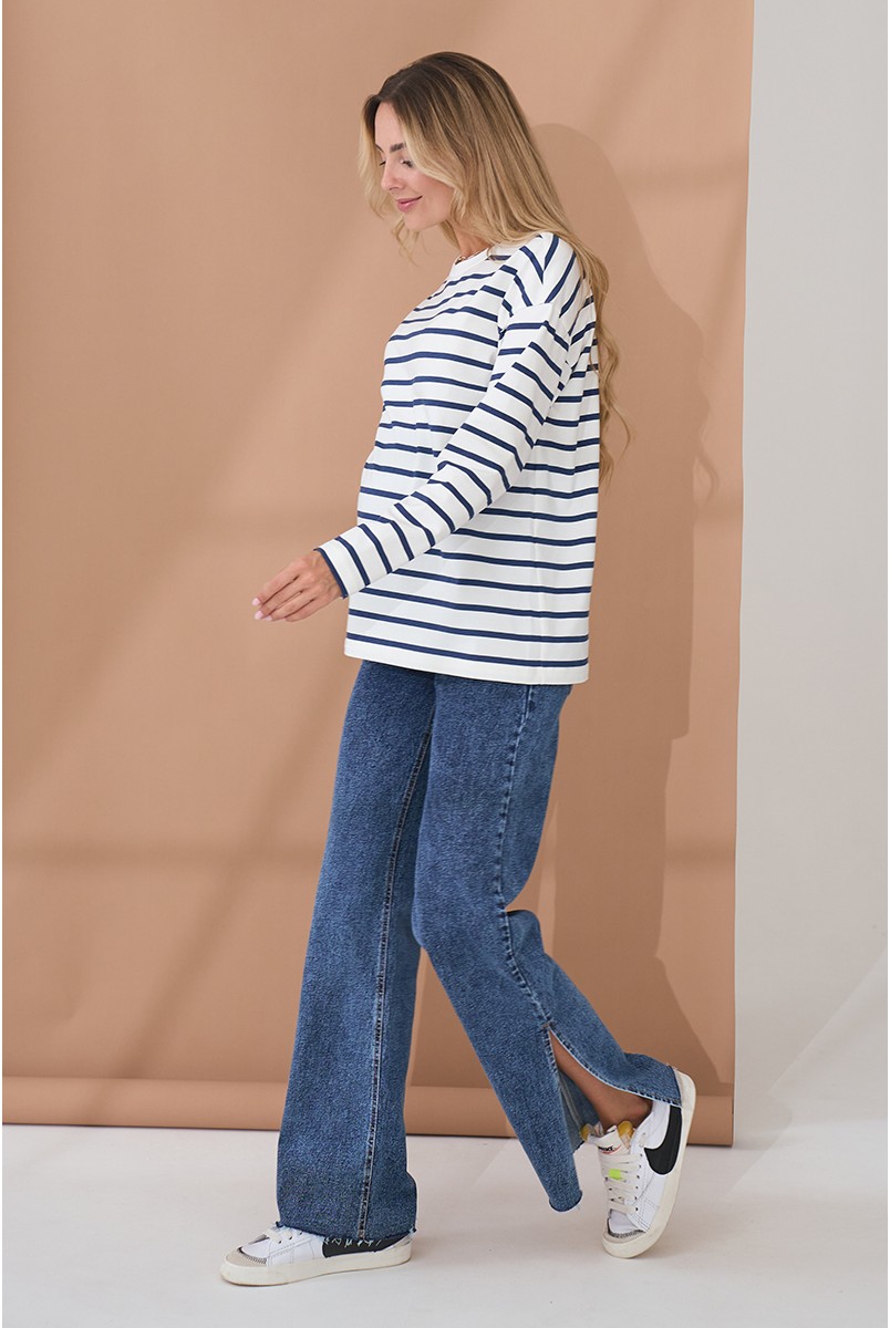 Джинсы для беременных Kloe Синий Yula Mama