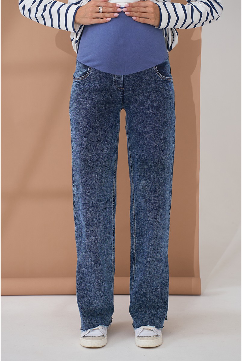 Джинсы для беременных Kloe Синий Yula Mama