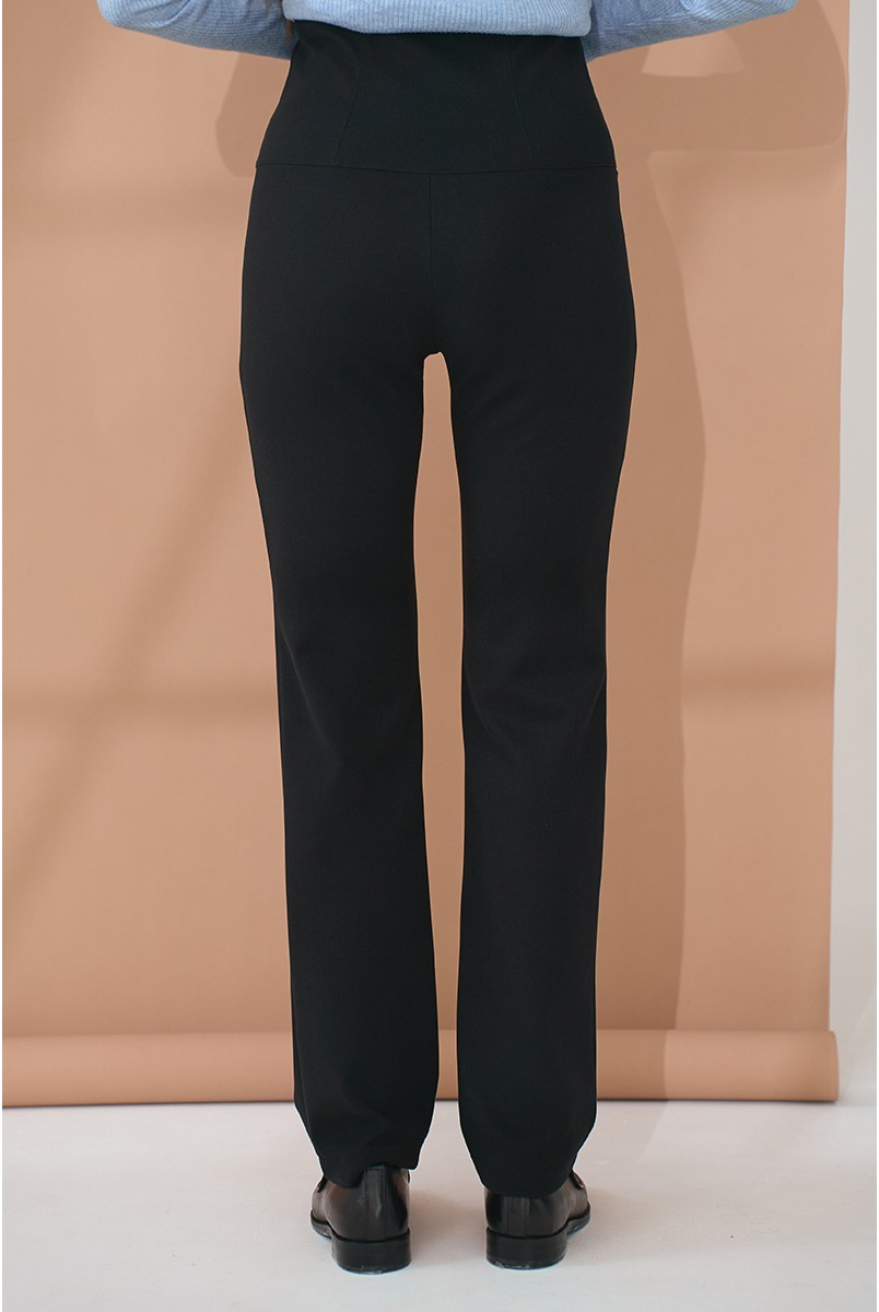 Теплые брюки для беременных Bruna Черный Yula Mama