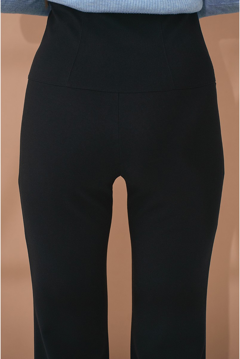 Теплые брюки для беременных Bruna Черный Yula Mama