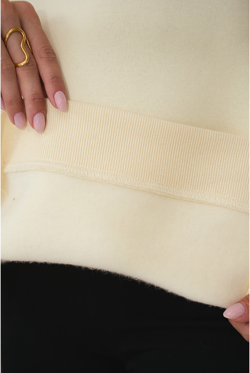 Теплая туника для беременных и кормящих Harmony Шампань Yula Mama