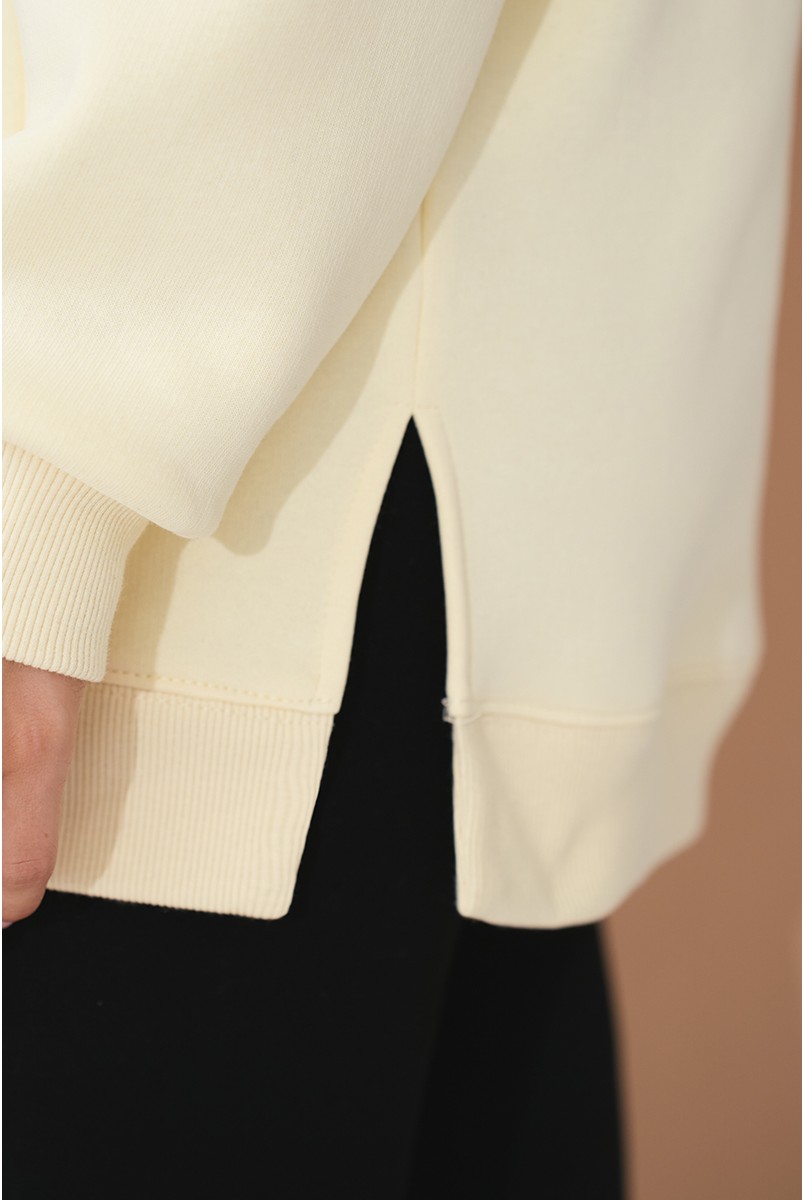 Теплая туника для беременных и кормящих Harmony Шампань Yula Mama