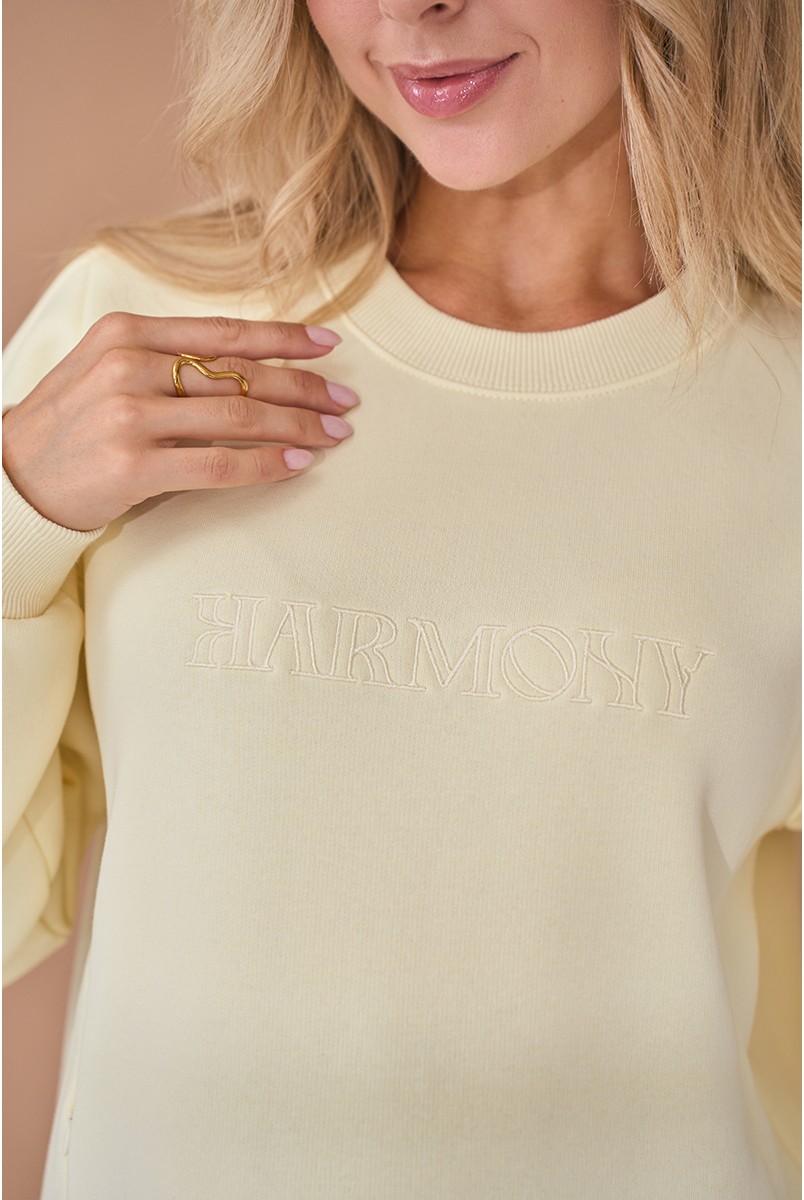 Теплая туника для беременных и кормящих Harmony Шампань Yula Mama