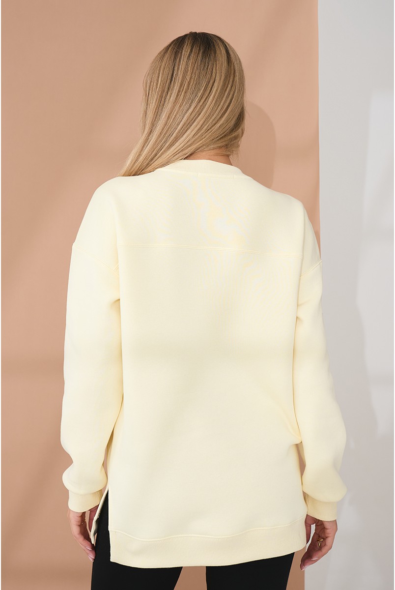 Теплая туника для беременных и кормящих Harmony Шампань Yula Mama