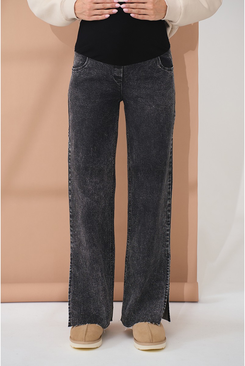 Джинсы для беременных Kloe Черный Yula Mama