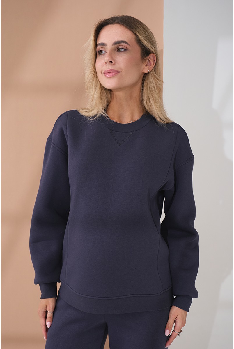 Теплый костюм для беременных и кормящих Urban Графит Yula Mama