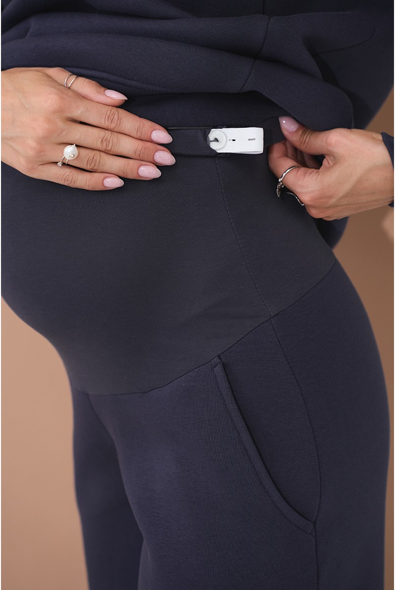 Теплый костюм для беременных и кормящих Urban Графит Yula Mama