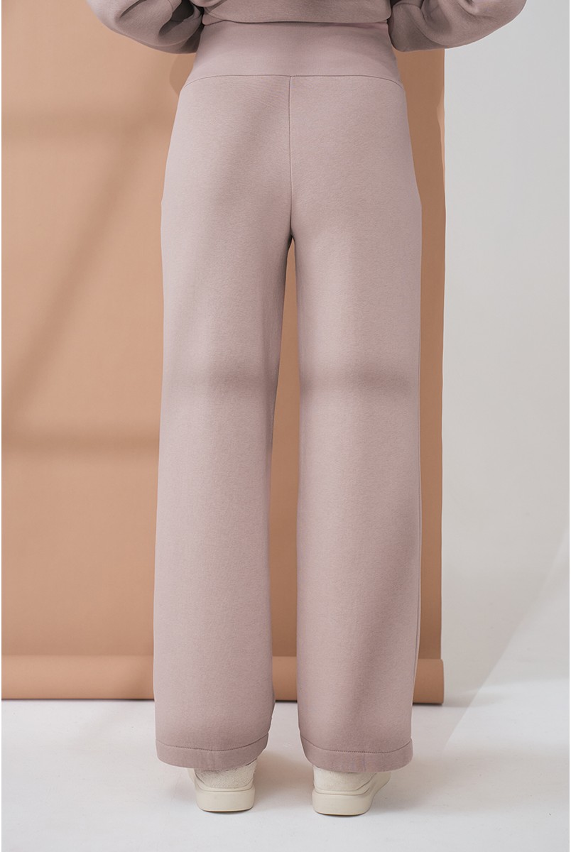 Теплый костюм для беременных и кормящих Urban Пудрово-бежевый Yula Mama