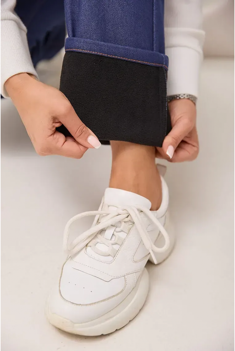 Теплі джинси баггі для вагітних Kestel Winter - Синій Lullababe