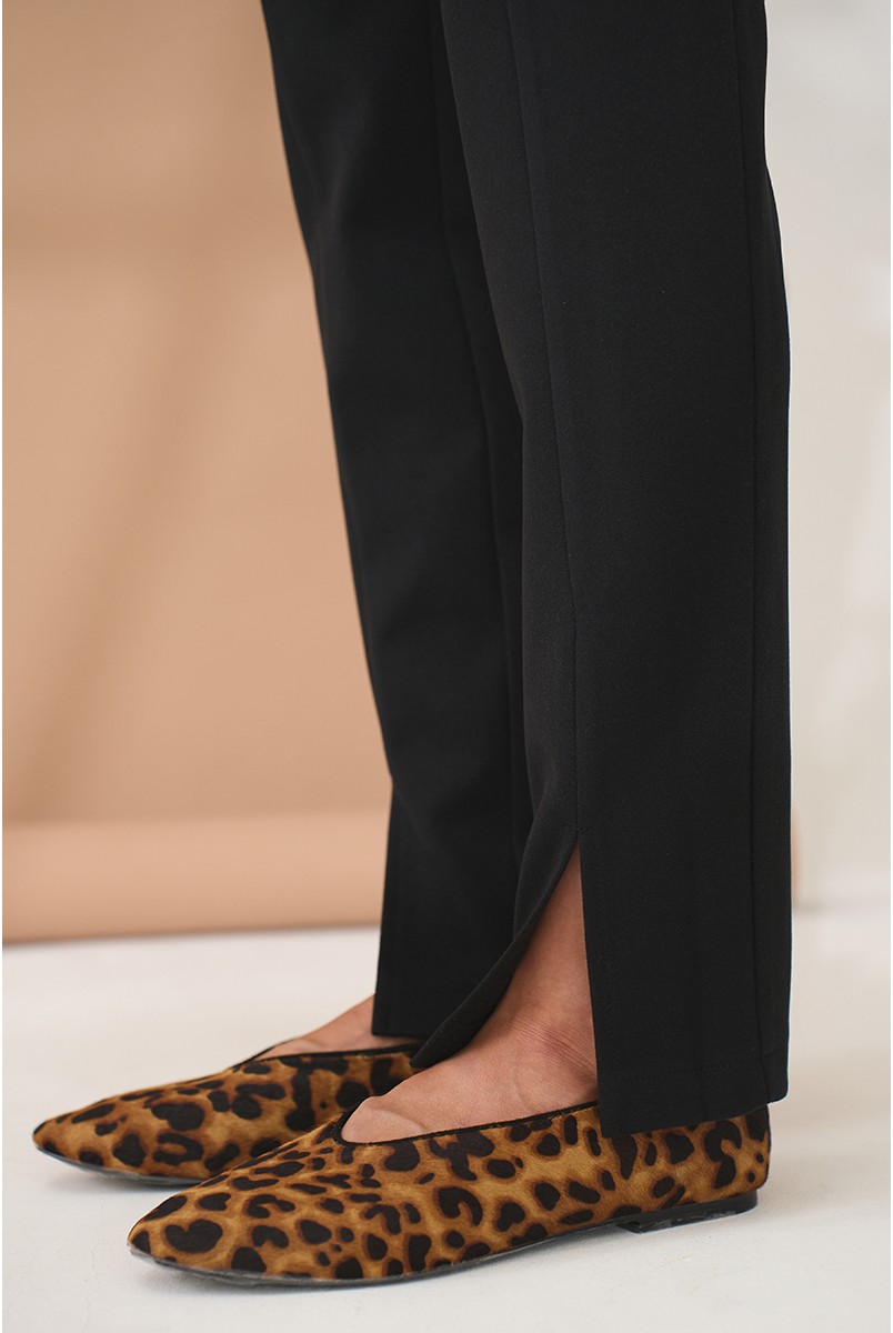 Теплые брюки-лосины для беременных Luana Черный Yula Mama