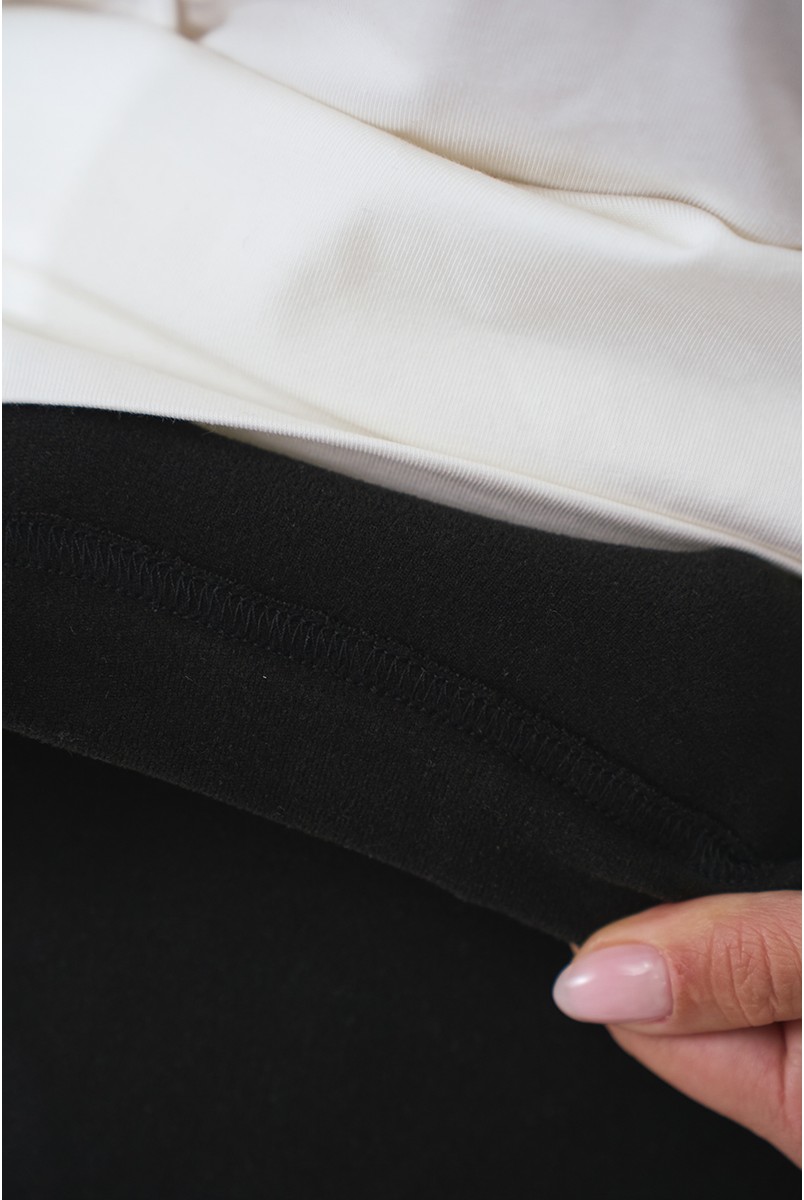 Теплі лосини для вагітних Amber Чорний Yula Mama