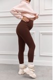 Теплые лосины для беременных 2322 1298 Шоколадный Dianora