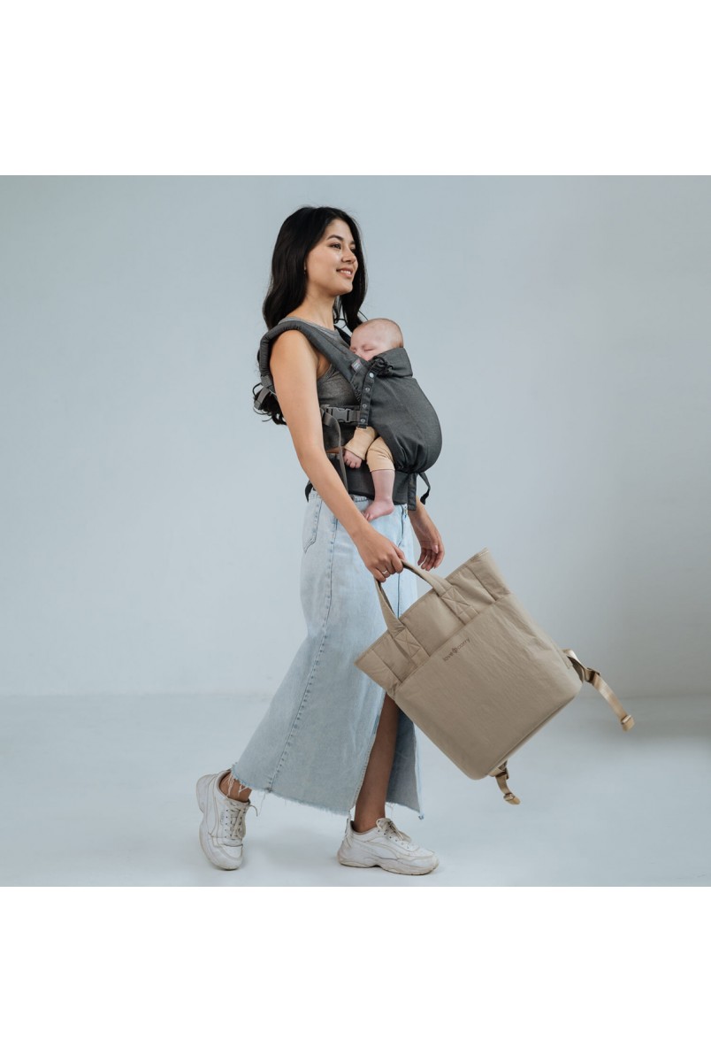 Сумка-рюкзак для мами Бежевий Love&Carry