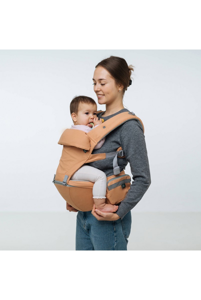 Переноска детская Хипсит 6 в 1 - Теракотовый Love&Carry